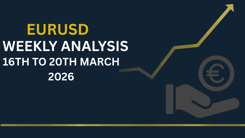 EURUSD weekly chart showing key levels and market structure 16th–20th Mar