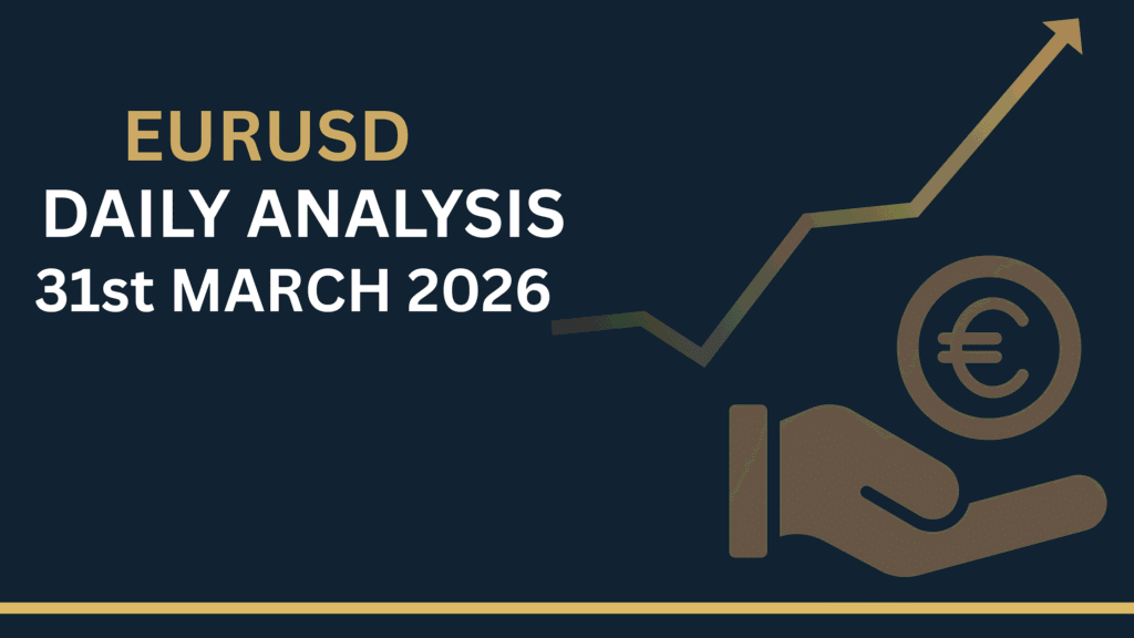 EURUSD chart showing key levels and market structure 31st Mar