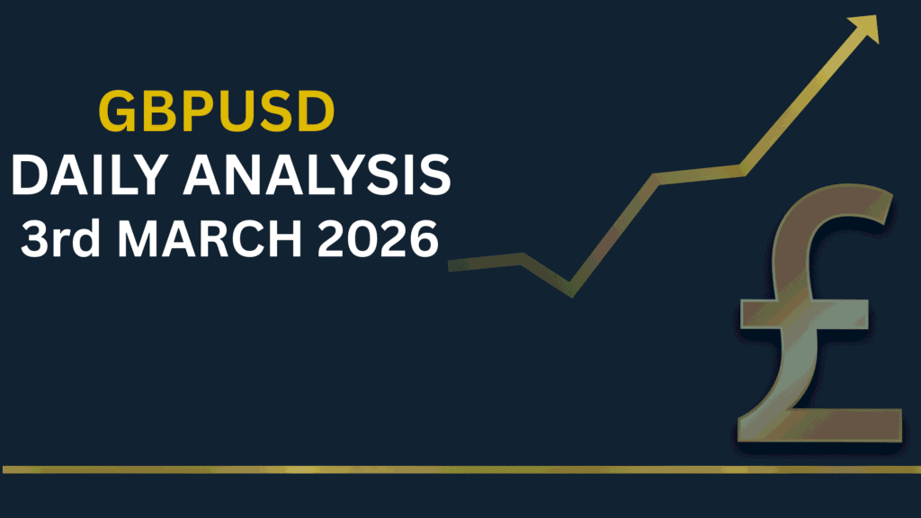 GBPUSD chart showing key levels and market structure 3rd Mar