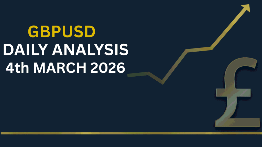 GBPUSD chart showing key levels and market structure 4th Mar