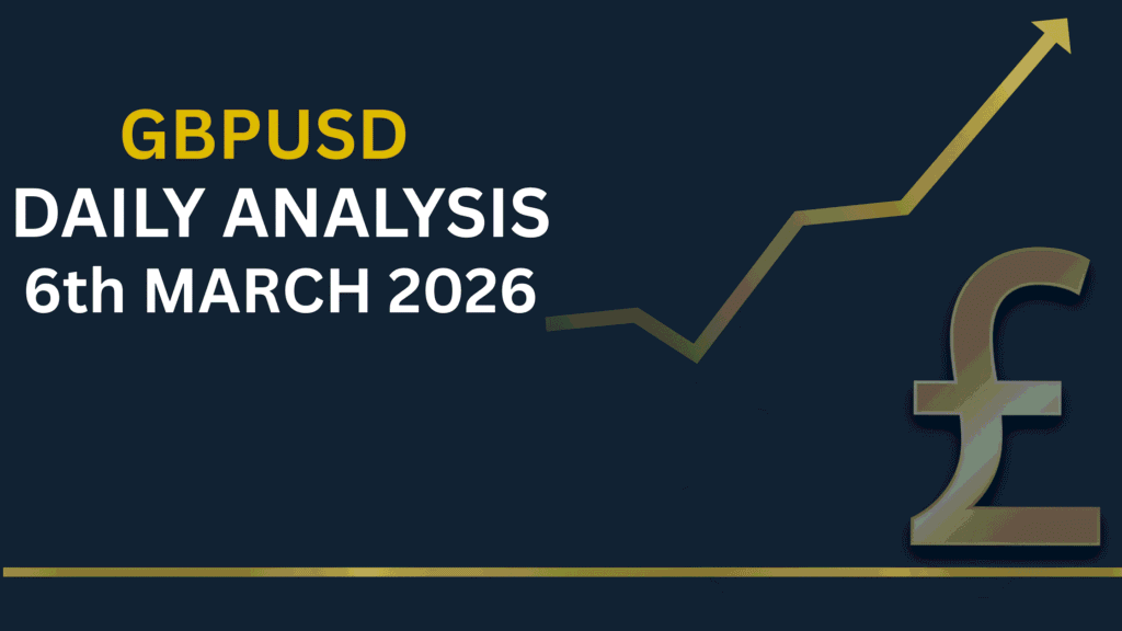 GBPUSD chart showing key levels and market structure 6th Mar