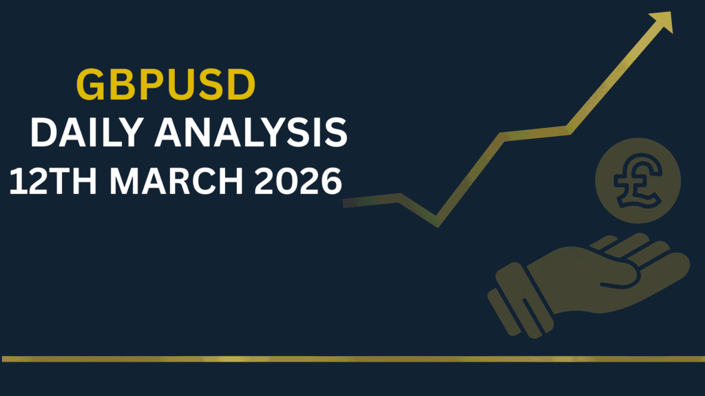 GBPUSD chart showing key levels and market structure 12th Mar