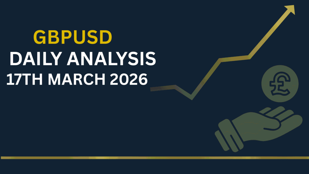 GBPUSD chart showing key zones and price structure 17th Mar