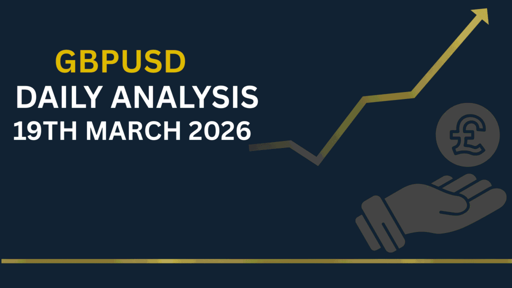 GBPUSD chart showing key levels and market structure 19th Mar