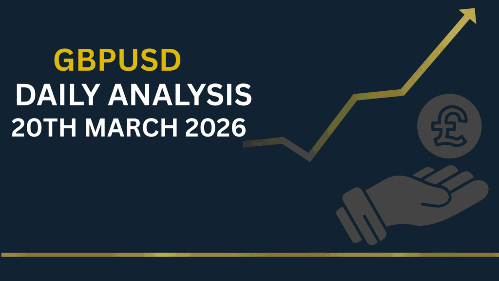 GBPUSD chart showing key zones and price structure 20th Mar