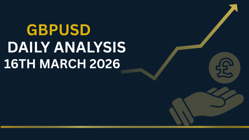 GBPUSD chart showing key levels and market structure 16th Mar