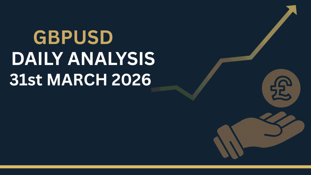 GBPUSD chart showing key levels and market structure 31st Mar
