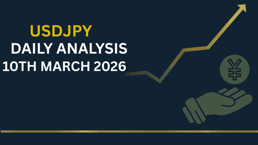 USDJPY chart showing key levels and market structure 10th Mar