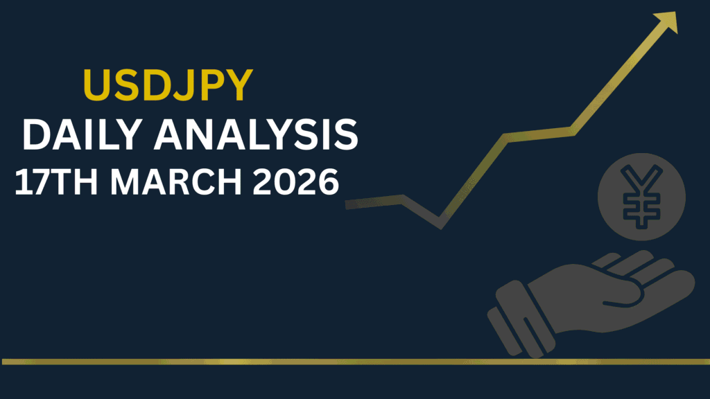 USDJPY chart showing key zones and price structure 17th Mar