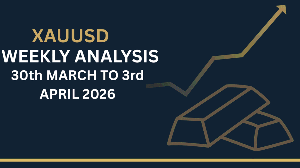 Gold (XAUUSD) weekly chart showing key levels and market structure 30–3 Apr