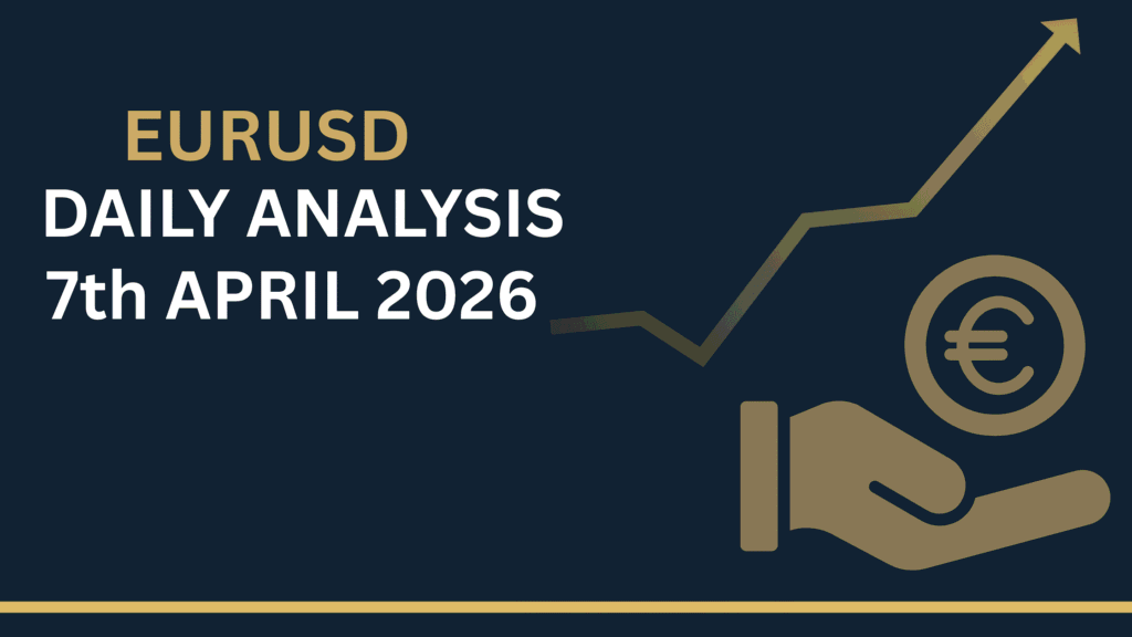 EURUSD chart showing key zones and price structure 7th Apr
