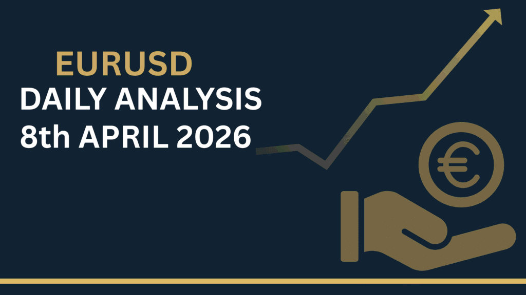 EURUSD chart showing key levels and market structure 8th Apr
