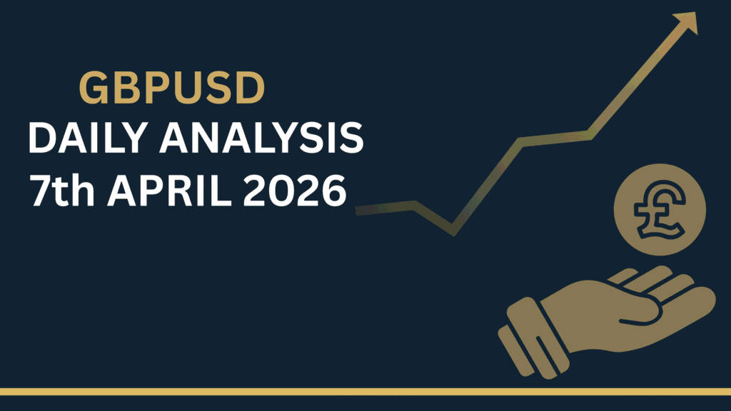 GBPUSD chart showing key zones and price structure 7th Apr