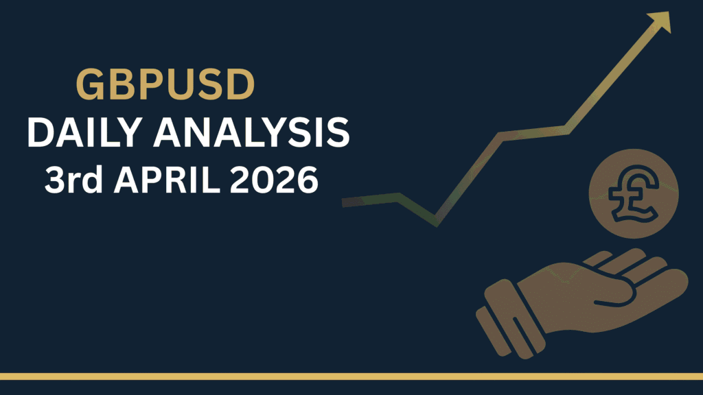 GBPUSD chart showing key zones and price structure 3rd Apr