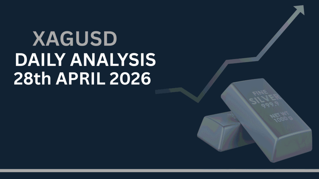 Silver Price Forecast (XAGUSD) chart showing key levels and market structure 28th Apr