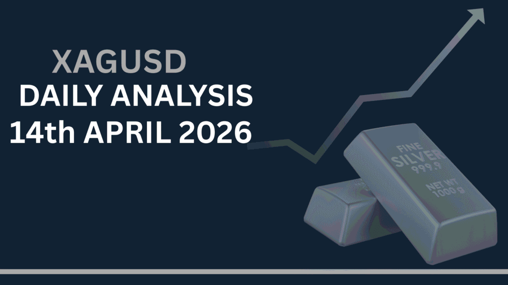 Silver Price Forecast (XAGUSD) chart showing key levels and market structure 14th Apr