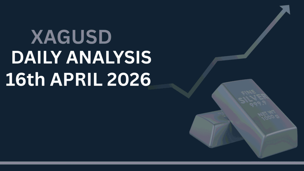 Silver Price Forecast (XAGUSD) chart showing key levels and market structure 16th Apr