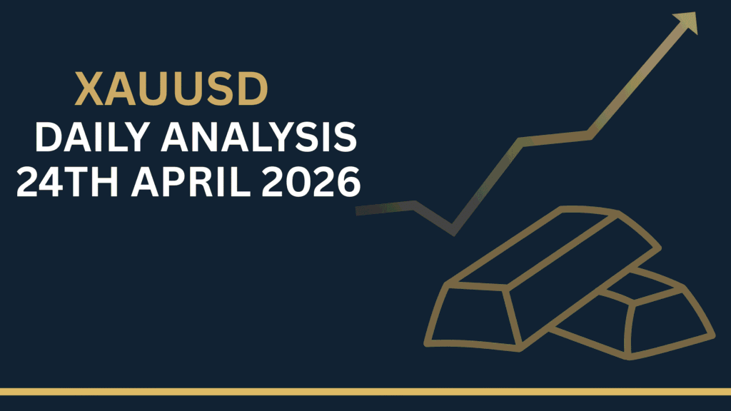 Gold Price Forecast (XAUUSD) chart showing key levels and market structure 24th Apr