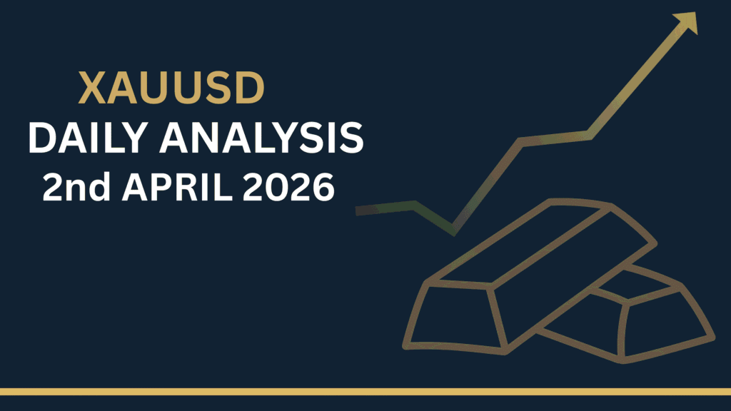 Gold (XAUUSD) chart showing key levels and market structure 2nd Apr