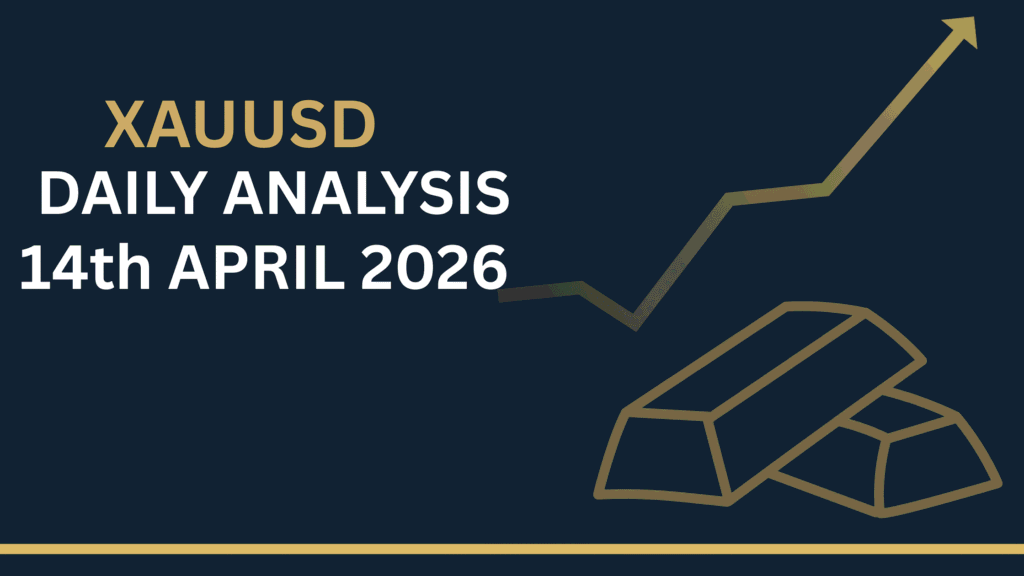 Gold Price Forecast (XAUUSD) chart showing key levsls and market structure 14th Apr