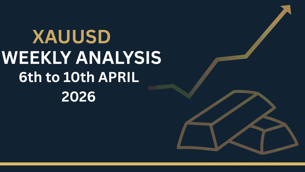 Gold (XAUUSD) weekly chart showing key levels and market structure 6–10 Apr