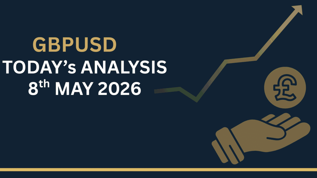 GBPUSD Forecast chart showing key levels and market structure 8th May