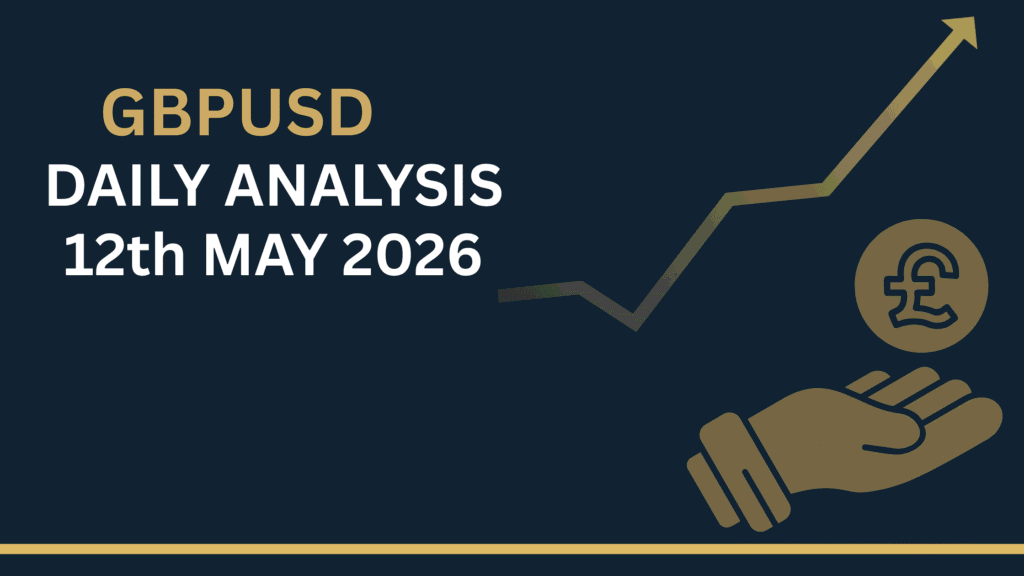 GBPUSD Forecast chart showing key levels and market structure 12th May