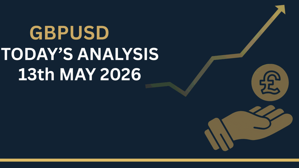 GBPUSD Forecast chart showing key zoness and price structure 13th May
