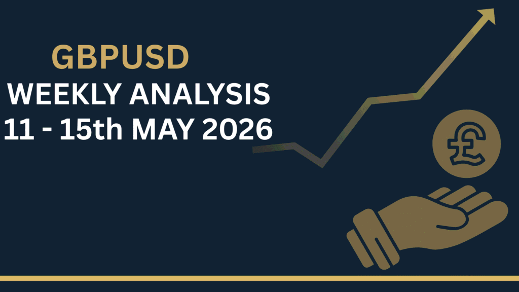 GBPUSD Forecast weekly chart showing key levels and market structure 11-15 May