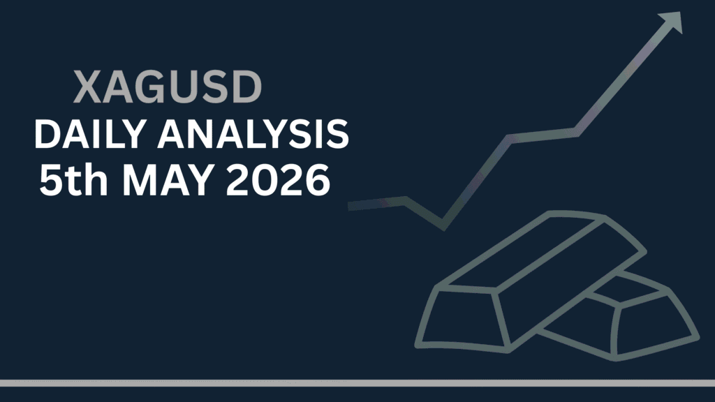 Silver Price Forecast (XAGUSD) chart showing key zones and price structure 5th May