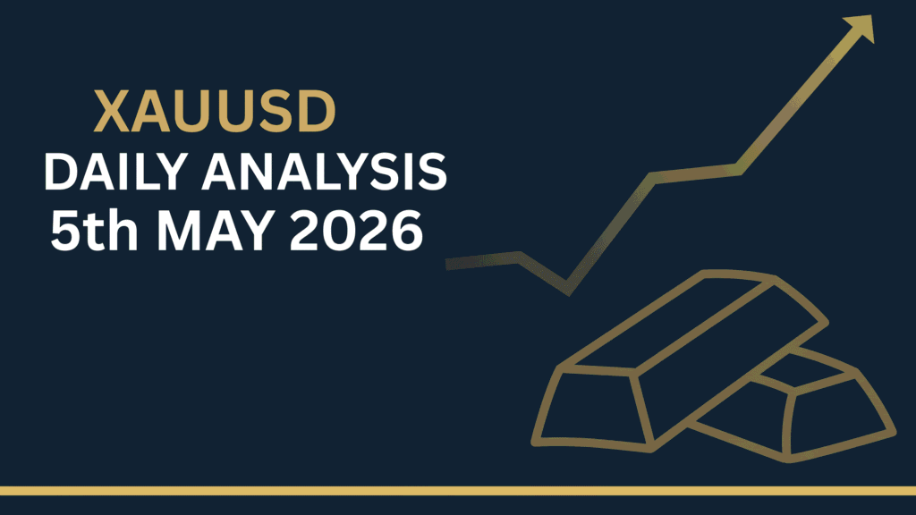 Gold Price Forecast (XAUUSD) chart showing key zones and price structure 5th May