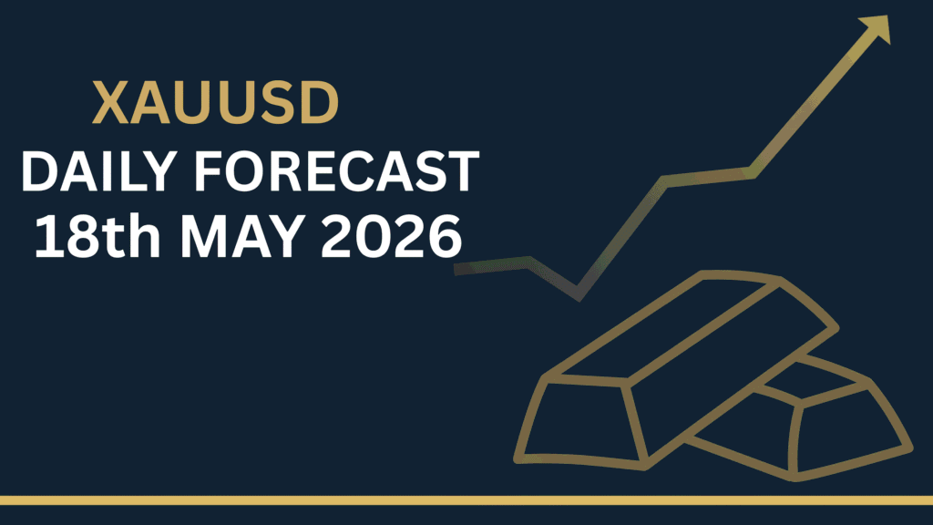 Gold Price Forecast (XAUUSD) chart showing key levels and market structure 18th May