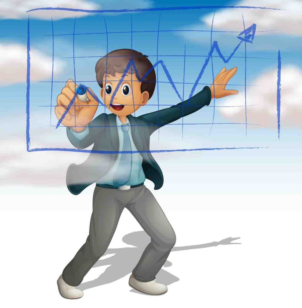 Trader analyzing a market chart, representing the challenge of staying committed to a single trading strategy amid changing market conditions and constant decision-making.