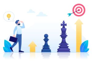 Trader analyzing market charts with confidence, illustrating the process of building trust in a trading strategy through discipline, consistency, and data-driven decision-making.