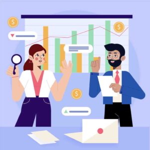 Trader reviewing trading performance, market charts, and trade records, illustrating how traders can evaluate their trades by analyzing execution, risk management, discipline, and adherence to their trading plan rather than focusing solely on profits or losses.