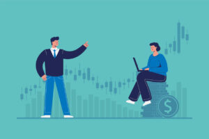 ### Alt Text
Trader analyzing live price action and market data, illustrating what reacting means in trading by making decisions based on current market conditions rather than predicting future price movements.