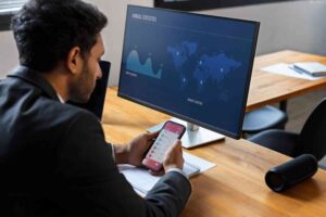 ### Alt Text
Trader carefully following a trading plan and analyzing market conditions, illustrating what execution means in trading through disciplined decision-making, risk management, and consistent adherence to a proven process.